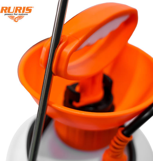Ruris Rs 1000s – Manual Backpack Sprayer 10 L 2-3 Bar Metal Lance Safety Valve