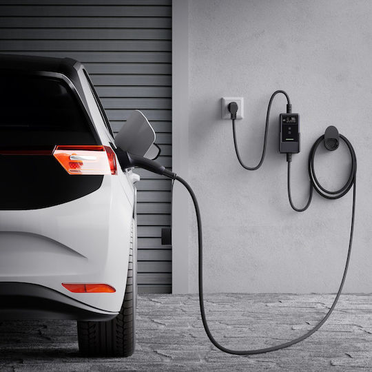 Tragbarer Einphasiger Ladegerät 3kW mit Integriertem Kabel 10m Typ 2