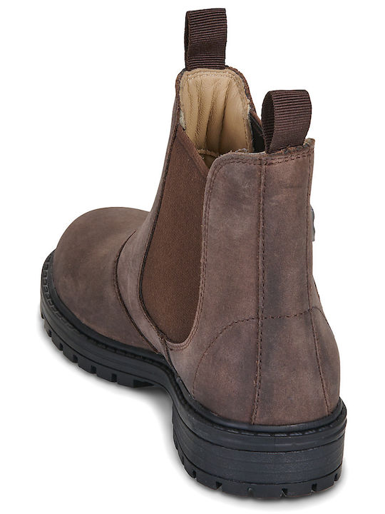 Kids Brown Ankle Boots