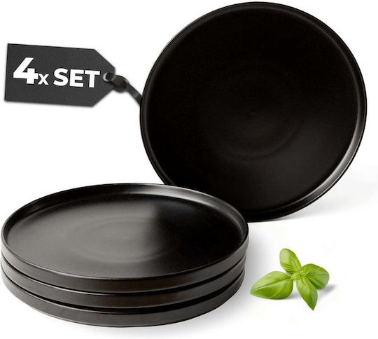 Miamio Negru Ceramică Set de Vase 20buc Miamio Negru Ceramică Set de Vase 20buc