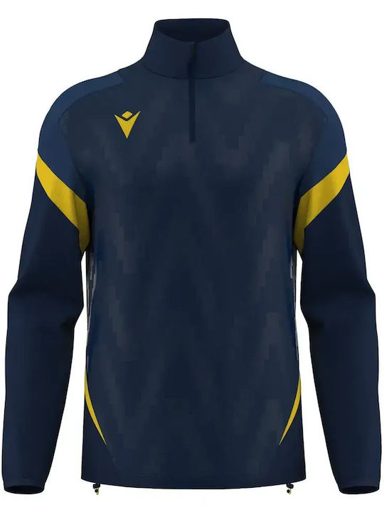 Hollow Blouse Navy/Yellow