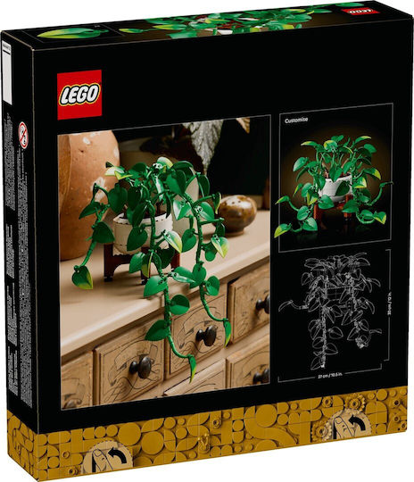 LEGO Lego Botanische Sammlung Hängender Goldener Efeu Für 18+ Jahre 372 Stück