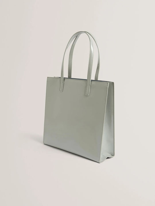 Large Icon Tote-Tasche für Damen Grau