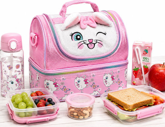Kunststoff Kinderlebensmittelbehälter Thermisch Rosa