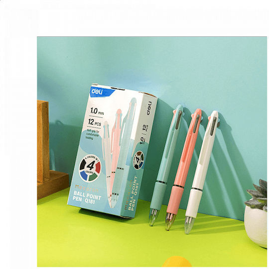 Deli Macaron Kugelschreiber Ballpoint 12 Stück