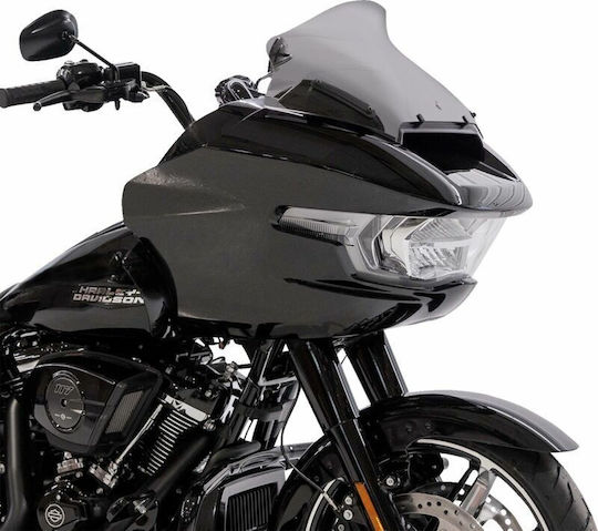 Klock Werks Мотоциклетна Желатина Carbon Flare Kww-01-0735-t Harley Davidson Fltrxstse 1977 Abs 24 Сив
