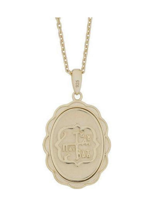 Halskette Talisman Göttliche Mutter aus Silber