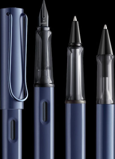 Lamy Füllfederhalter Extra Fein Rot aus Aluminium mit Rot Tintenfarbe
