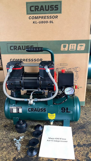 Ehome Einphasiger Luftkompressor mit Leistung 1.1hp und Luftkammer 160lt