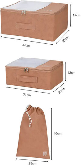 SteweHome SteweHome Organizer-Koffer Schwarz 3 Stück