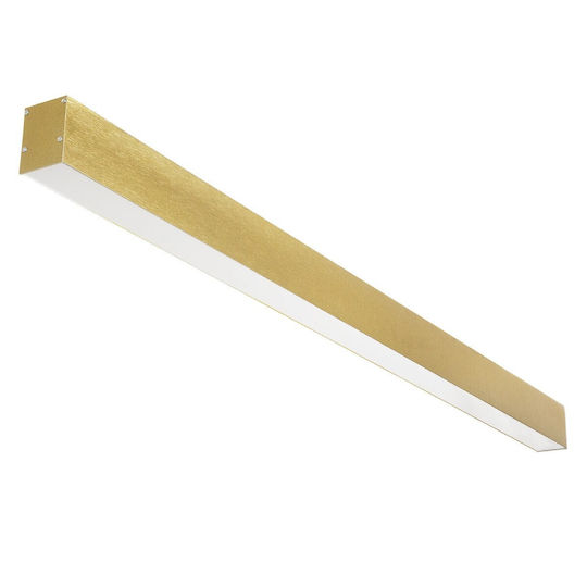 kelvo LED Commercial Linear Ceiling Lighting 72W Warm White IP20 with Adjustable Intensity L120xH7cm