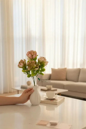 SteweHome Dekoratives Künstliches Blumenstrauß mit Blattwerk SteweHome Dekoratives Künstliches Blumenstrauß mit Blattwerk