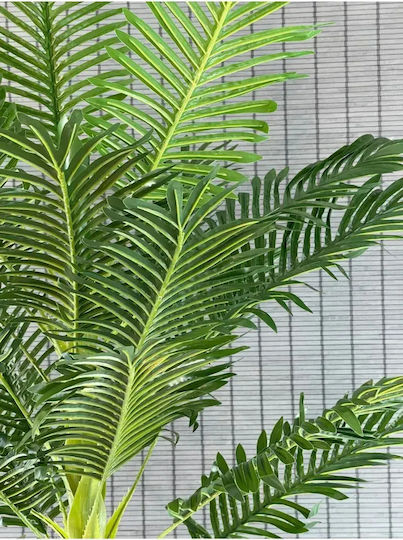 Stewehome Dekoratives Künstliches Areca-Palmenbaum Topfpflanze Für Wohnzimmer 18 Blätter