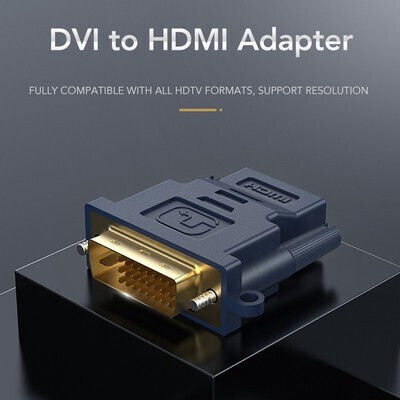 Cabletime DM131023 Конвертор DVI-D мъжки към HDMI женски