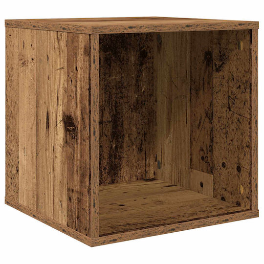 vidaXL Vinyl Record Album Box 2 Pcs Oak Wood 37 x 36,5 x 38 cm