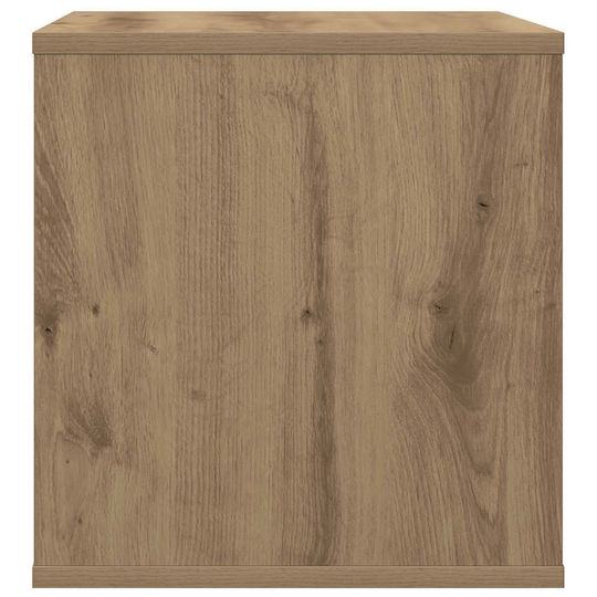 vidaXL Vinyl Record Album Box Artisan Oak 37 x 36.5 x 38 cm