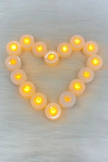 SteweHome Decorative White Candle 3x3cm