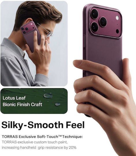 Torras Originfit Magsafe Lila Handyhülle Für Iphone 18 Pro Max/17 Pro Max
