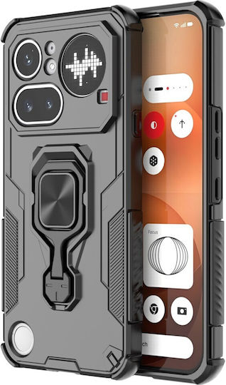 Θήκη Nothing Phone 4a Pro 5g Oem Σκληρή Πλάτη Pc+tpu Μαύρο Stand