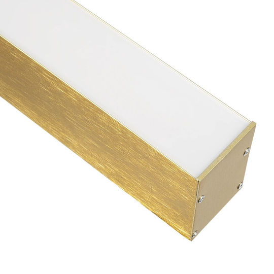kelvo LED Commercial Linear Ceiling Lighting 72W Warm White IP20 with Adjustable Intensity L120xH7cm