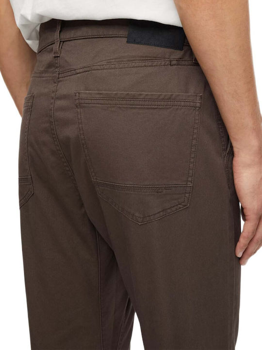 Men's Chino Trousers Regular Fit Brown