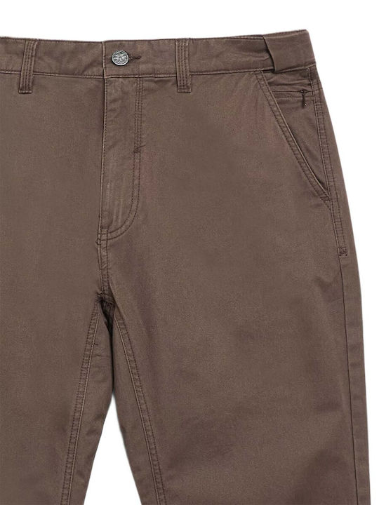 Men's Chino Trousers Regular Fit Brown