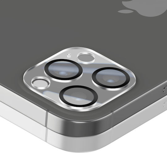 Zanaé Protector Cameră iPhone 12 Pro din sticlă securizată aluminiu transparent