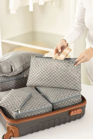 SteweHome Gepäckzubehör Organizer-Koffer Reise 6 Stück Polyester 25x40 cm