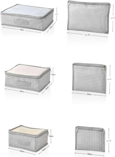 Stewehome Set 6 Piese Organizare Valiză Model Stea