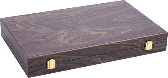 Engelhart Wooden Backgammon with Pawns 39x50cm