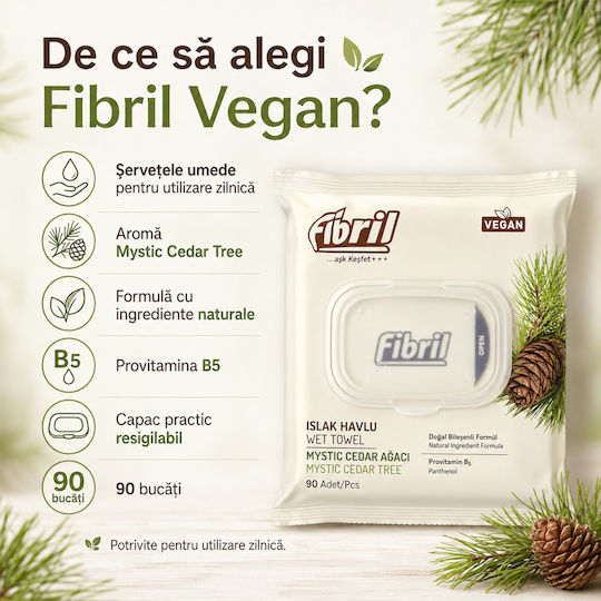 Fibril Fibril Baby-Feuchttücher Duftfrei & Parabene frei 90 Stück