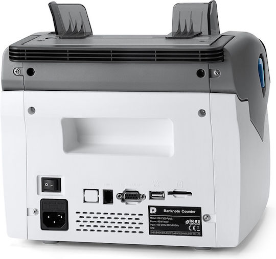 Double Power Брояч на банкноти с комбинирано броене с UV MG IR откриване на фалшиви