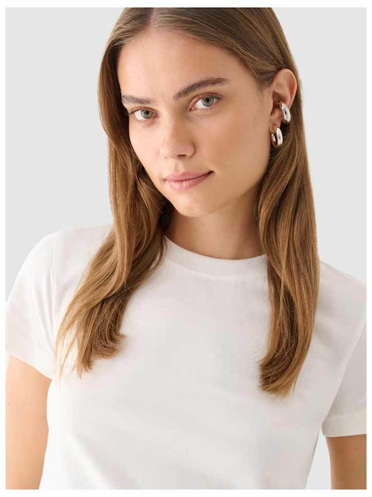 Women's Crop T-shirt Ecru