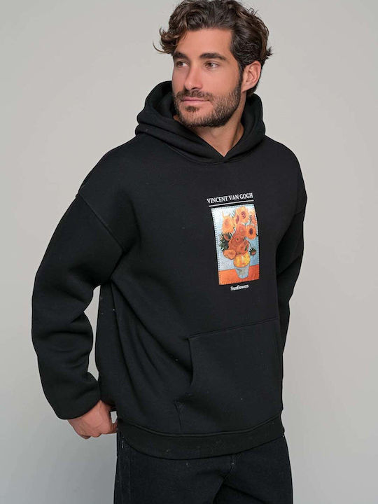 Hooded Black Sweatshirt