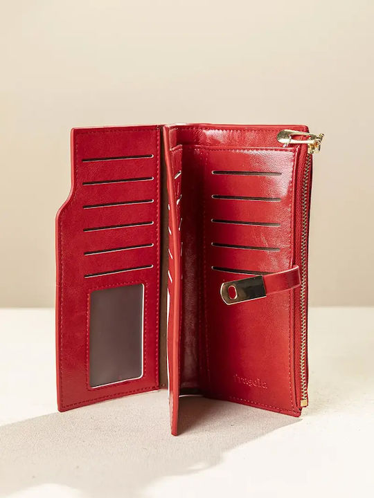 Large Women's Wallet Red drops
