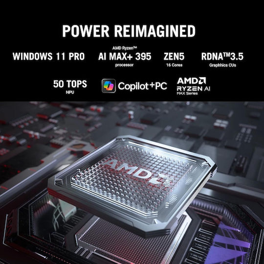 Asus ROG Flow GZ302EA-XS96 13.4" QHD+ Touchscreen 180Hz (Ryzen AI Max 300 Series-395/32GB/1TB SSD/W11 Pro) (US Keyboard)