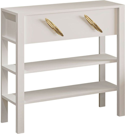Henric Wooden Console White L90xW30xH85cm