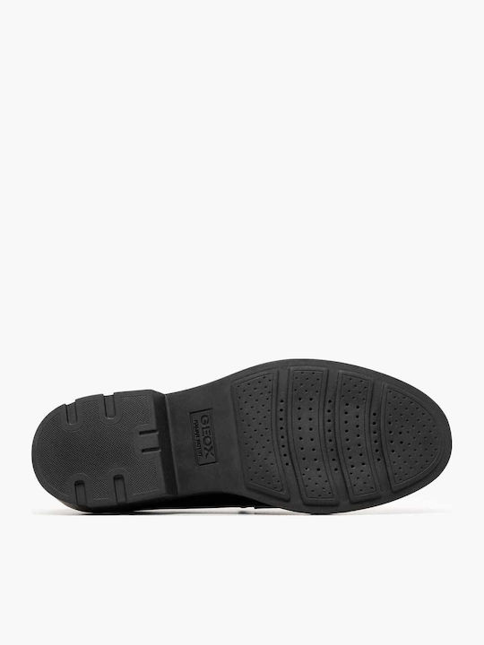 Δερμάτινα Γυναικεία Loafers σε Μαύρο Χρώμα