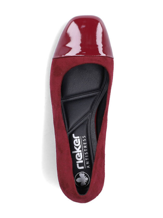 Pumps Mit Mittelhohem Burgundischem Absatz