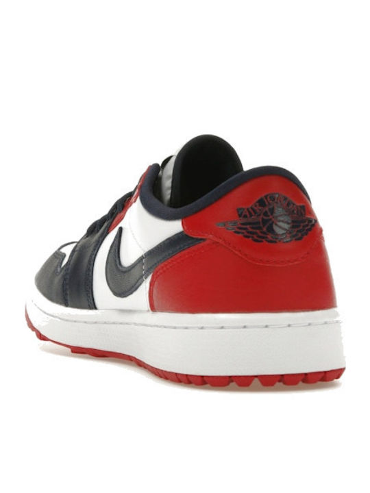 Air  1 Retro Low Golf Pantofi Sport Pentru Bărbați Golf Albi