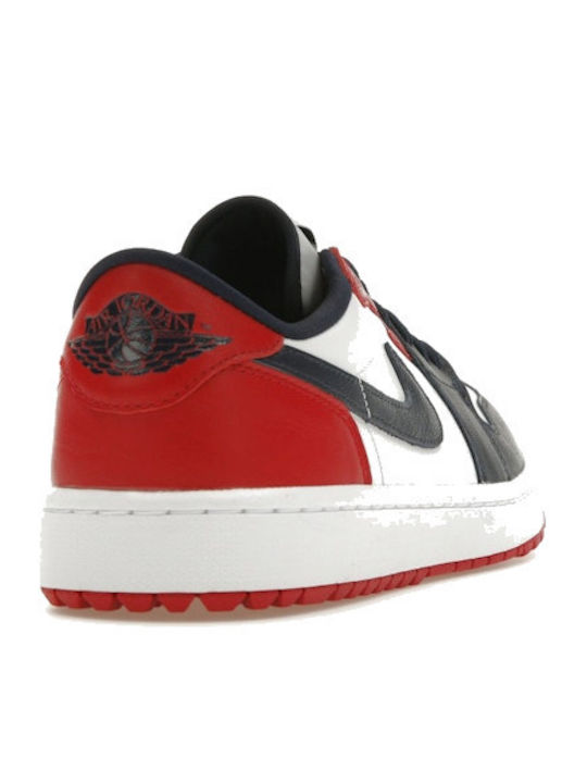 Air  1 Retro Low Golf Pantofi Sport Pentru Bărbați Golf Albi