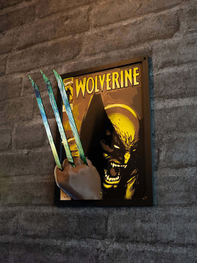 Wolverine Vs Hulk 3d Κάδρο Fan Art