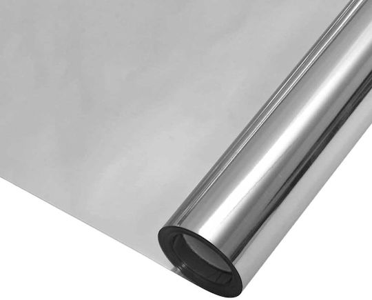 Static Reflective Window Film Silver 45 x 1000 cm PVC 3394727 Silver