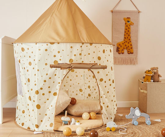 Bieco Play Tent Castle Pop Up Brown