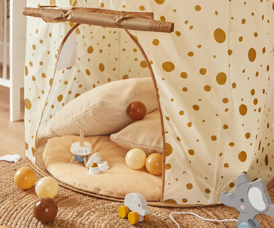 Bieco Play Tent Castle Pop Up Brown