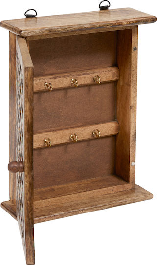 Стенна Ключодържателница Дървена 20x7.5x27.7cm