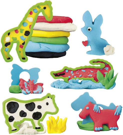 Hasbro Play-Doh Set de Aluat de modelare Plasticină cu 6 Culori pentru 3+ Ani