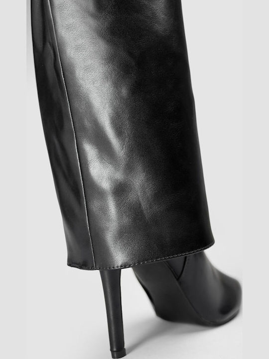 Damenstiefel mit Hohem Absatz Schwarz