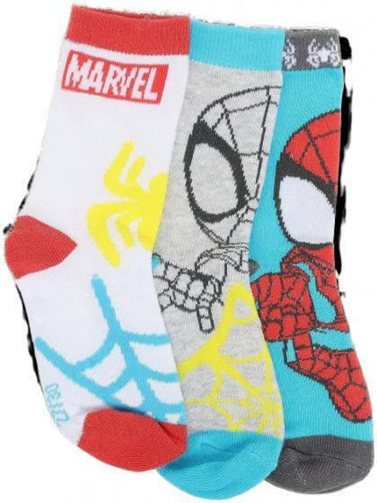 Marvel Șosete Pentru Copii Gri Alb Multicolore Turcoaz 3 Dimensiunea Pachetului