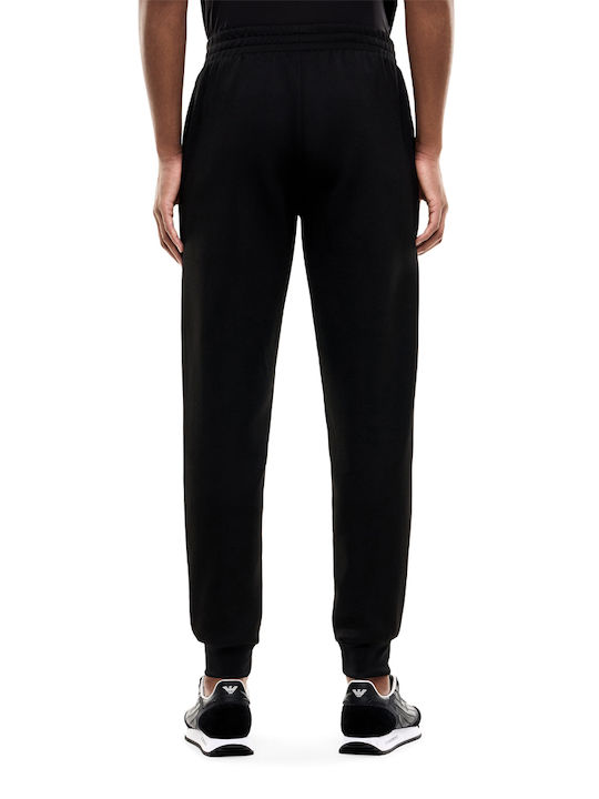 Emporio Armani Долнище на Анцуг с Ластик Черен